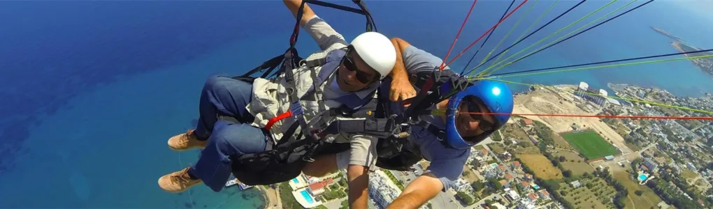 Paragliding im Urlaub auf Nordzypern